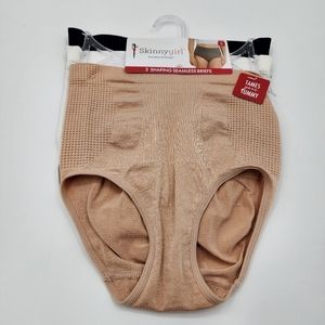 Skinnygirl Seamless Shaping Textured Briefs - 3 Pack - New With Tags